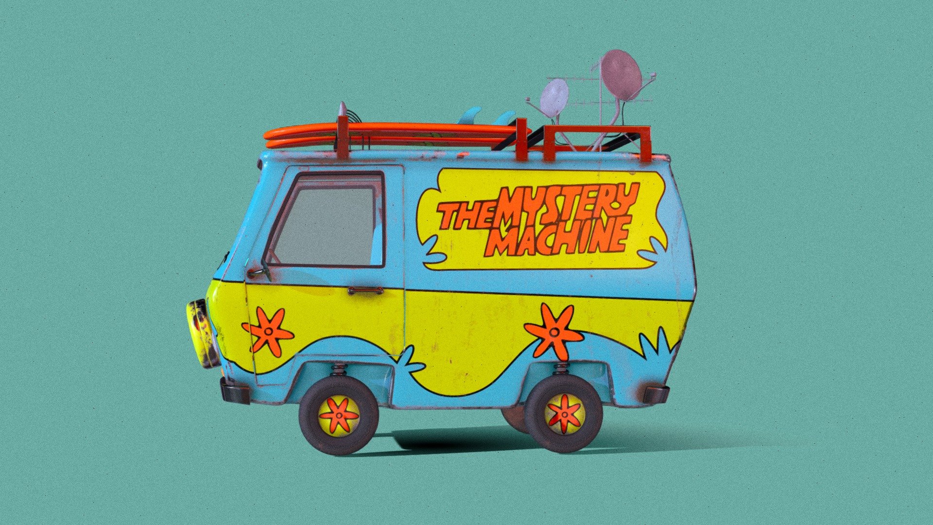 The Mystery Machine 3d model