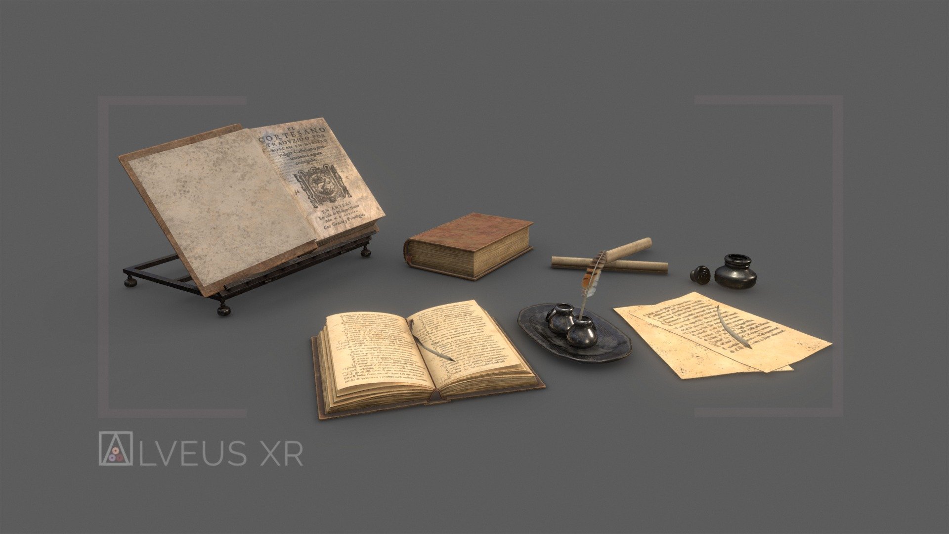 Objetos de Escritura | Writing Objects 3d model