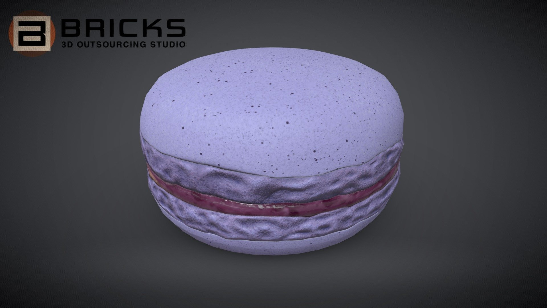 Macaroon 3d model