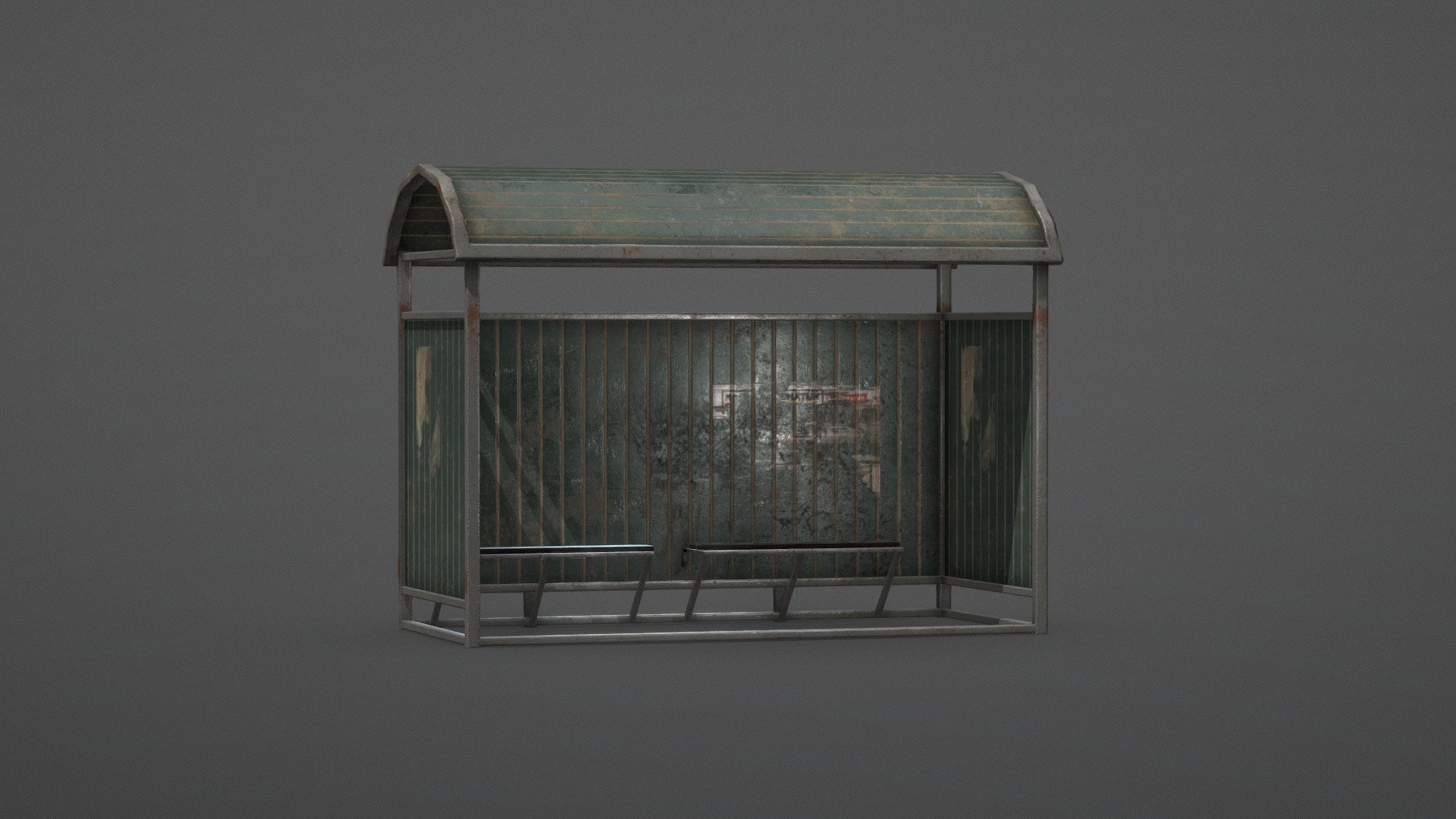 Bus Stop 3d model