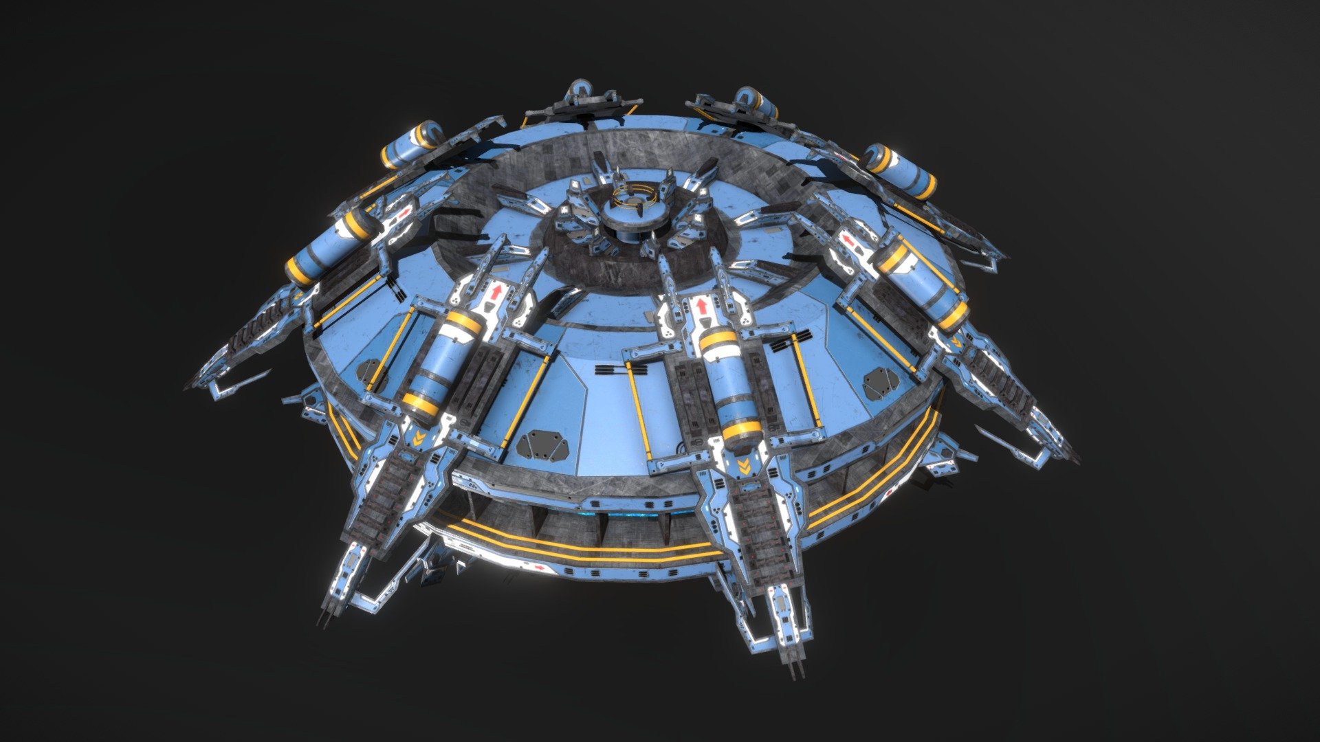 Scifi Terraformer 3d model