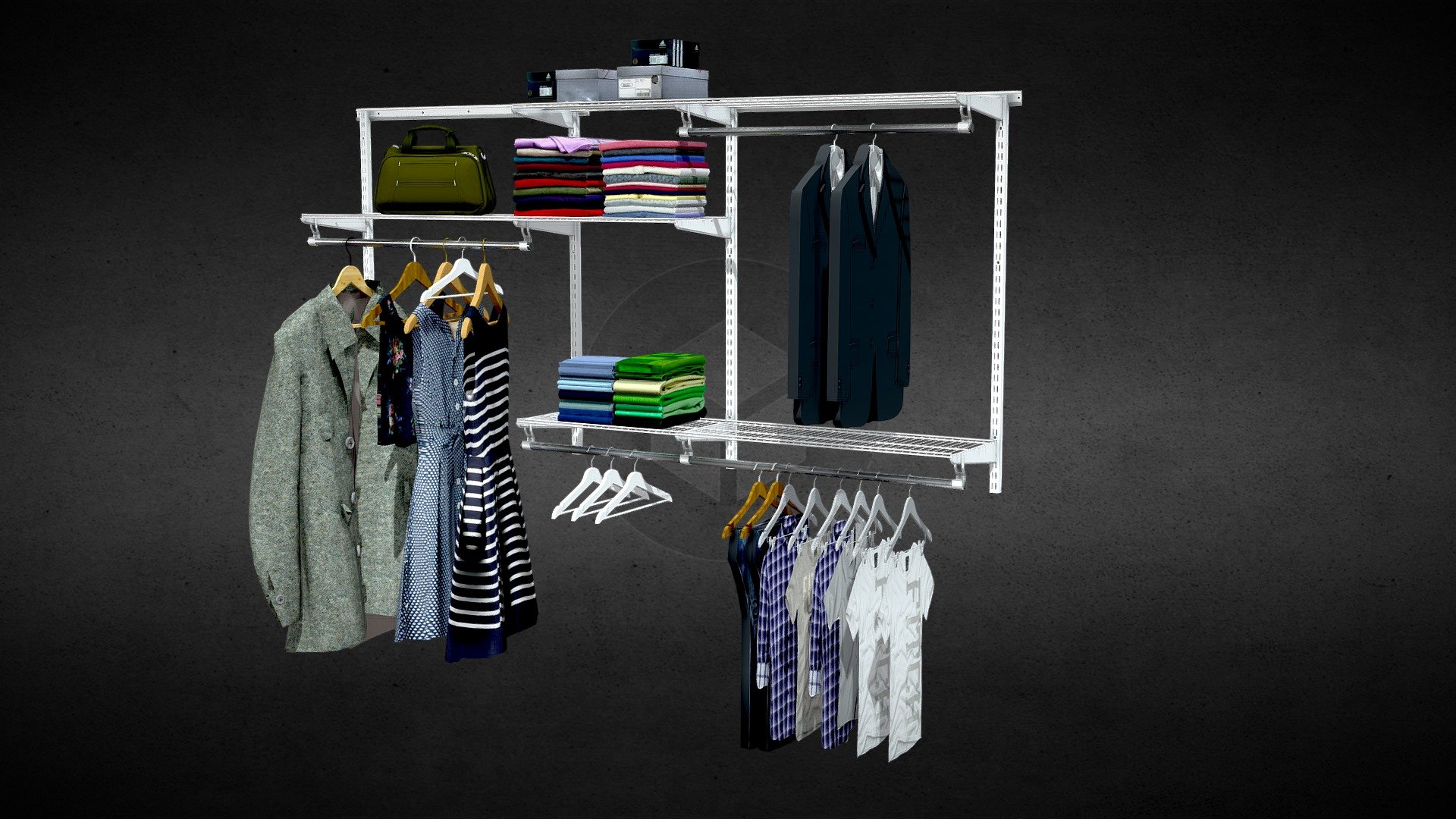 WARDROBE SYSTEM 3d model