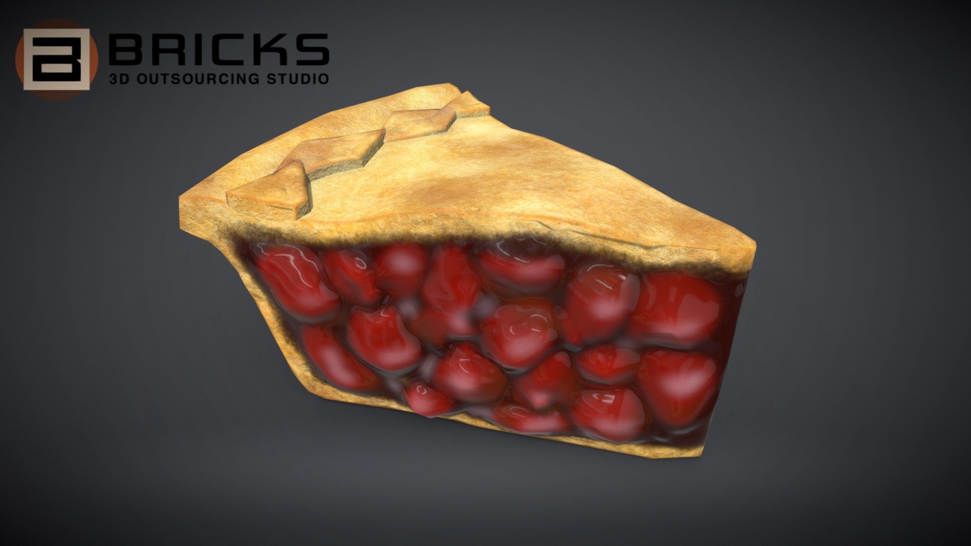 CherryPiePiece 3d model