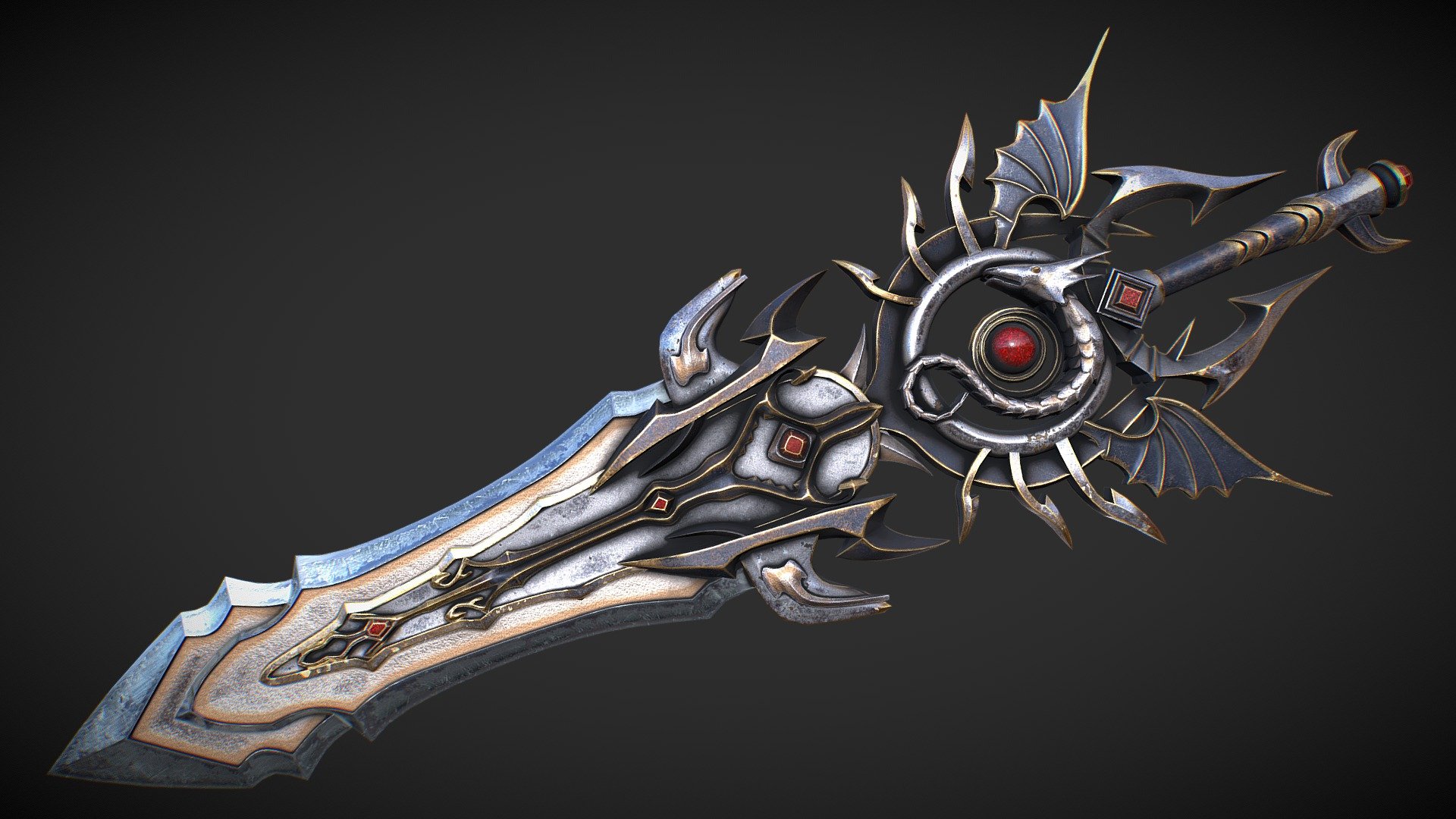 Fantasy_sword_11 3d model