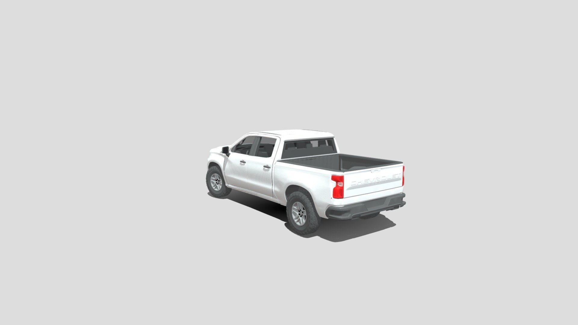 2019 Chevy Silverado 3d model