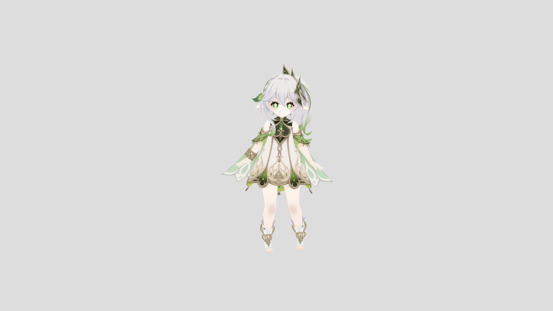 NPC_Avatar_YoungGirl_Catalyst_Nahida (merge) 3d model