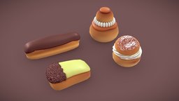 French Pastry Set 03