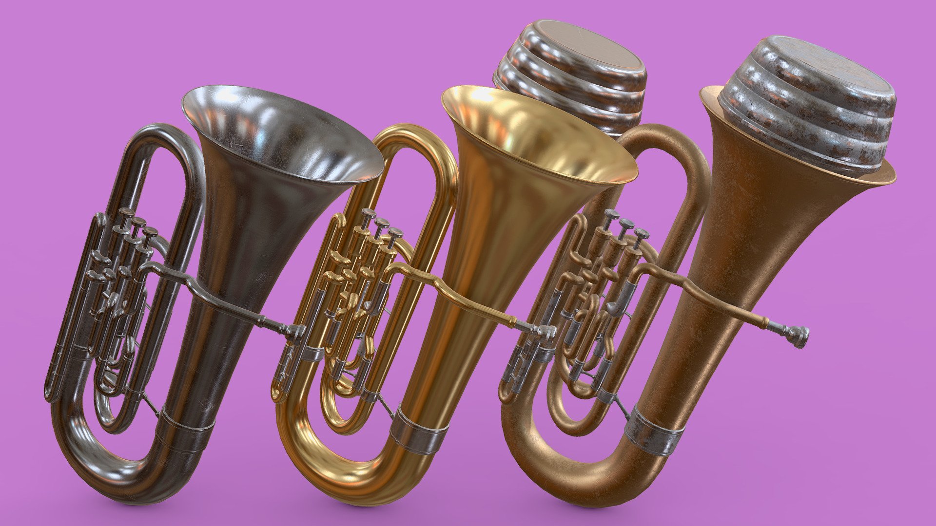 Tuba 3d model