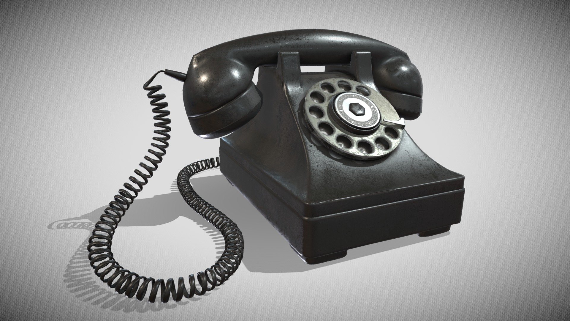 Phone Old Style 3d model