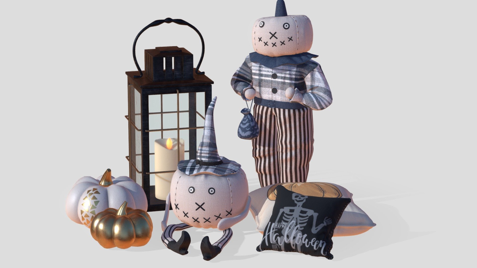 Halloween_set 3d model