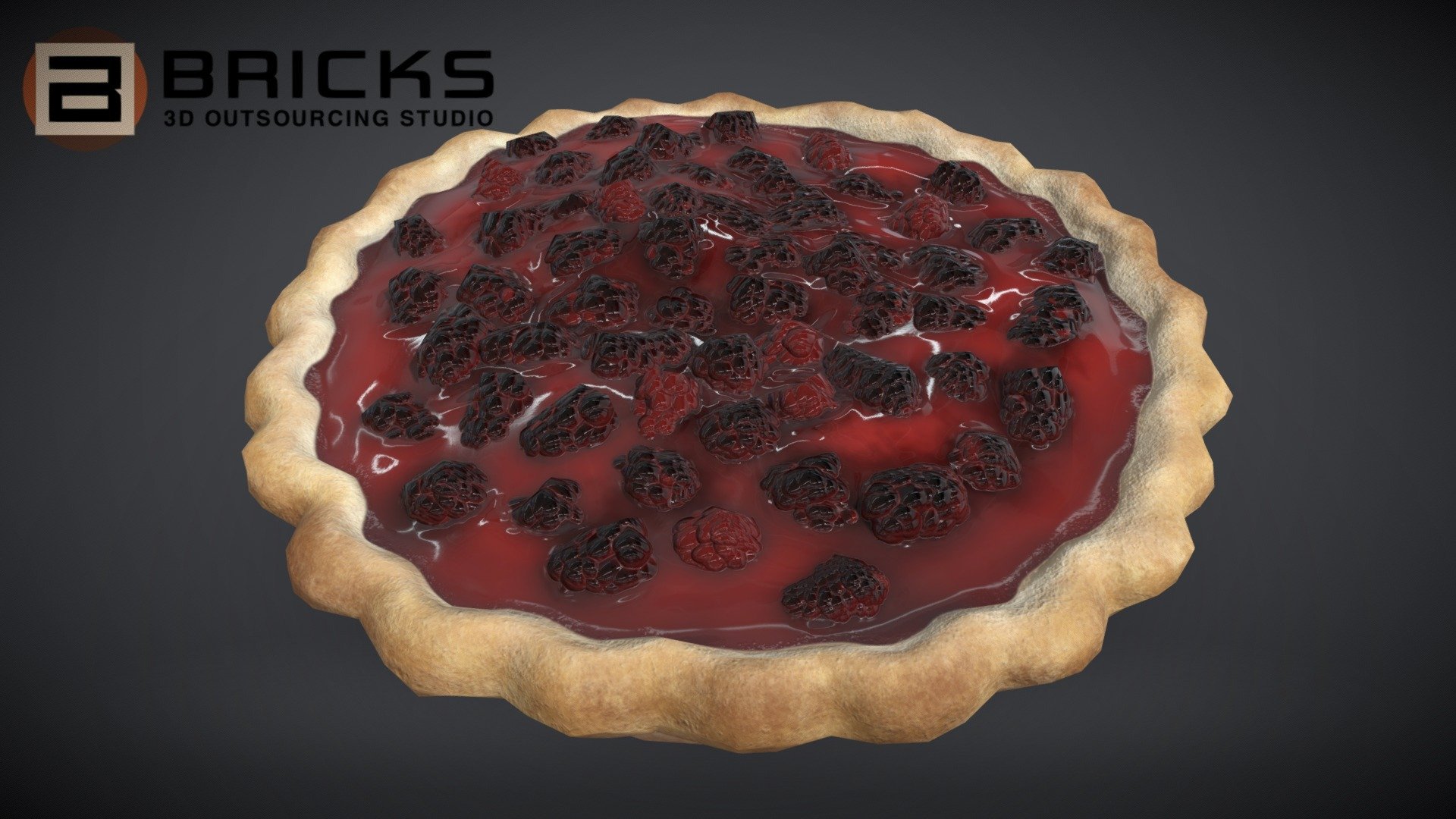 BlackberryPie 3d model