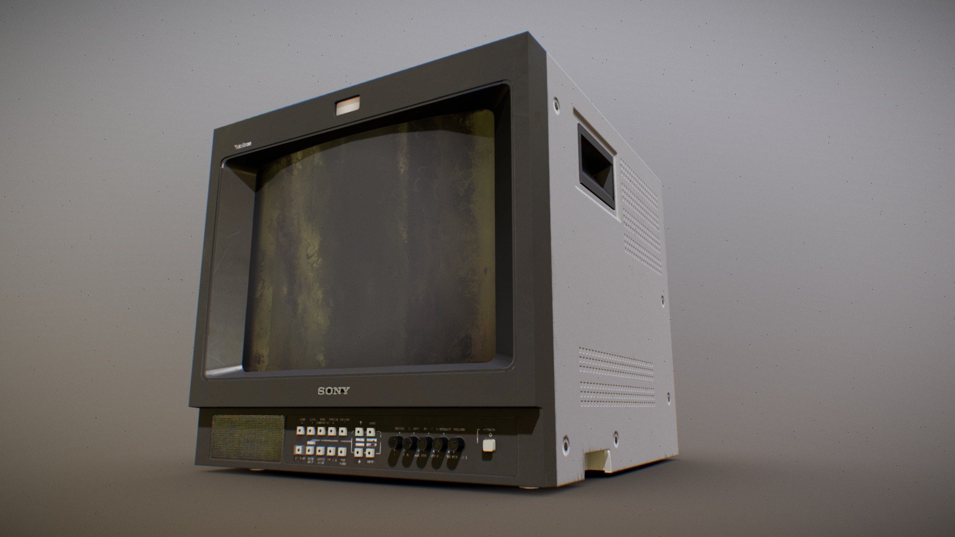 Sony PVM-14L2 CRT TV 3d model