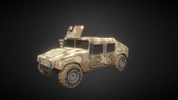 Armored Car LowPoly