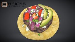 BlackBeanTostada