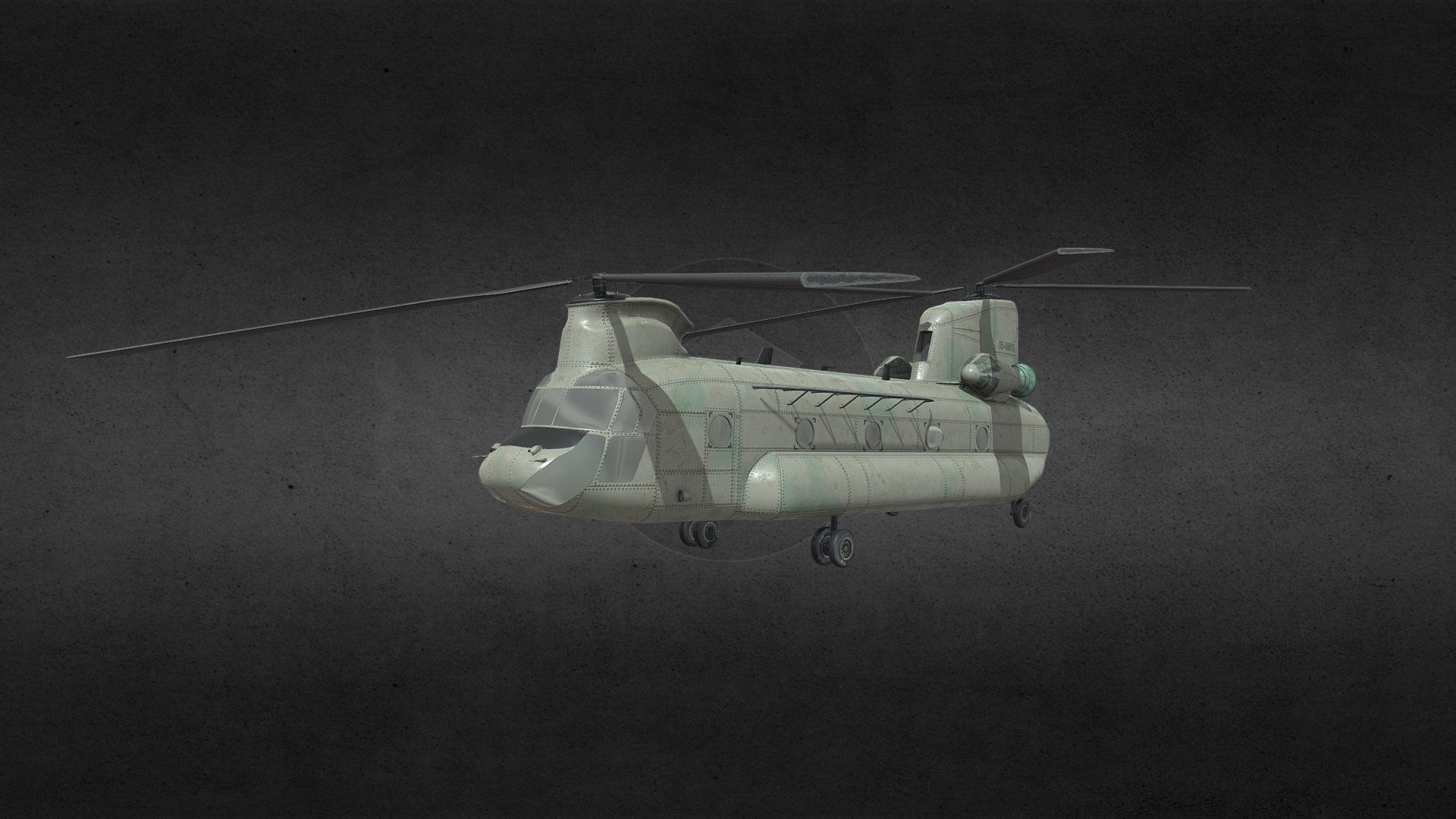 Boeing CH-47 Chinook 3d model