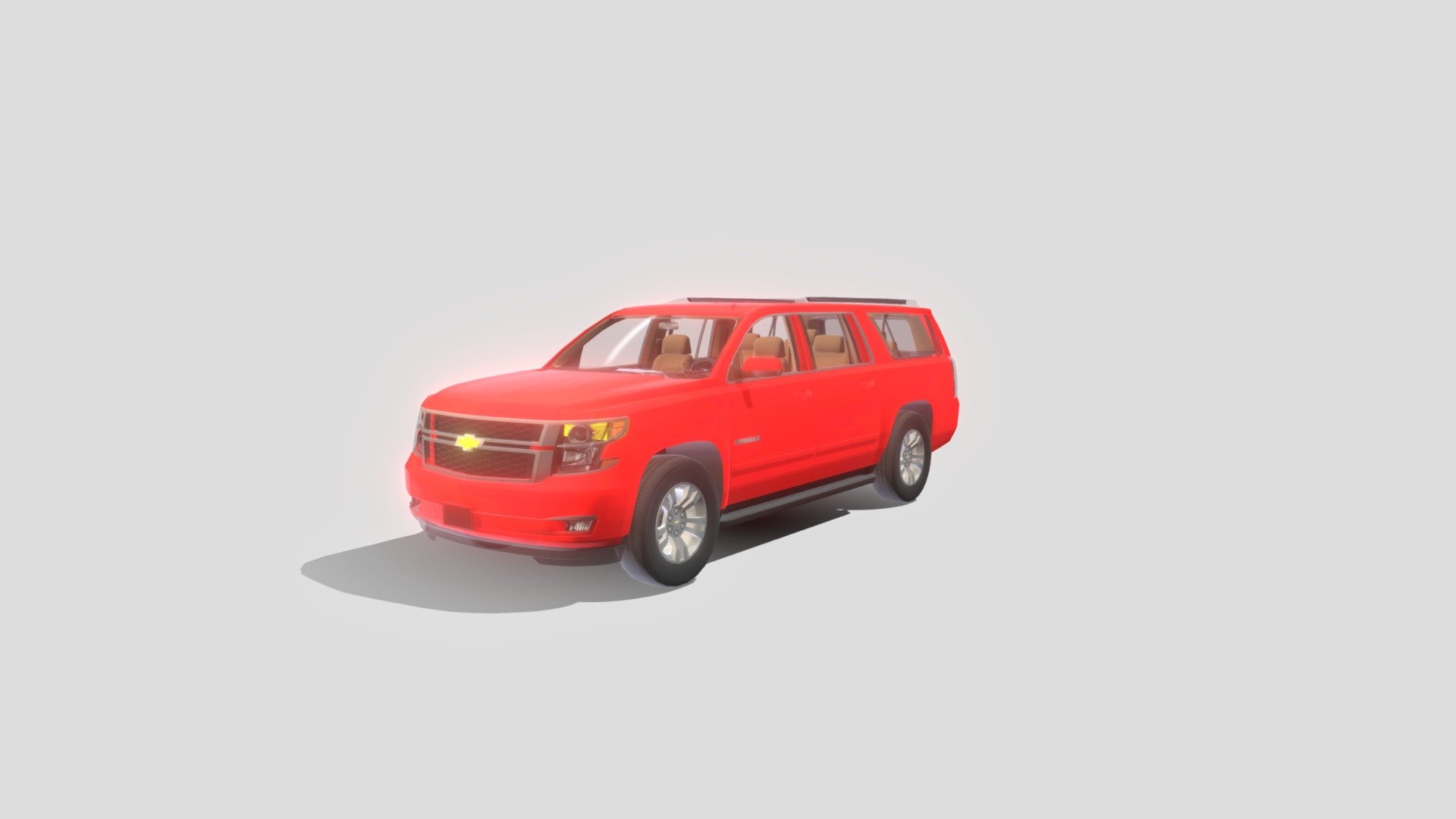 Chevrolet Suburban 2015-Unmarked 3d model