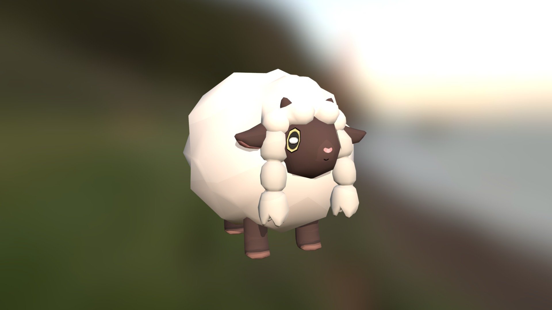 LowPoly Wooloo 3d model