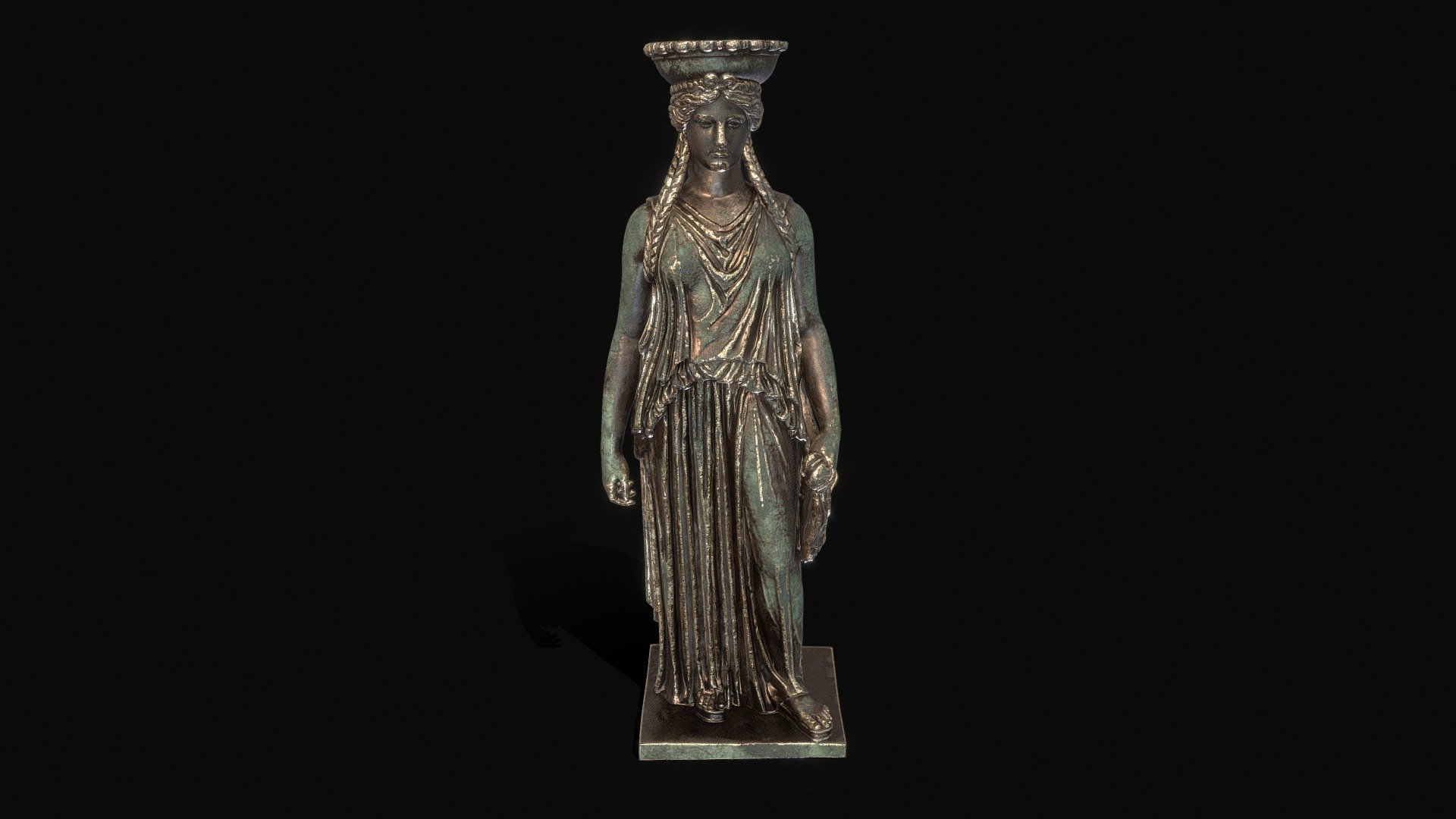 Caryatid C, Erechtheion of the Acropolis 3d model