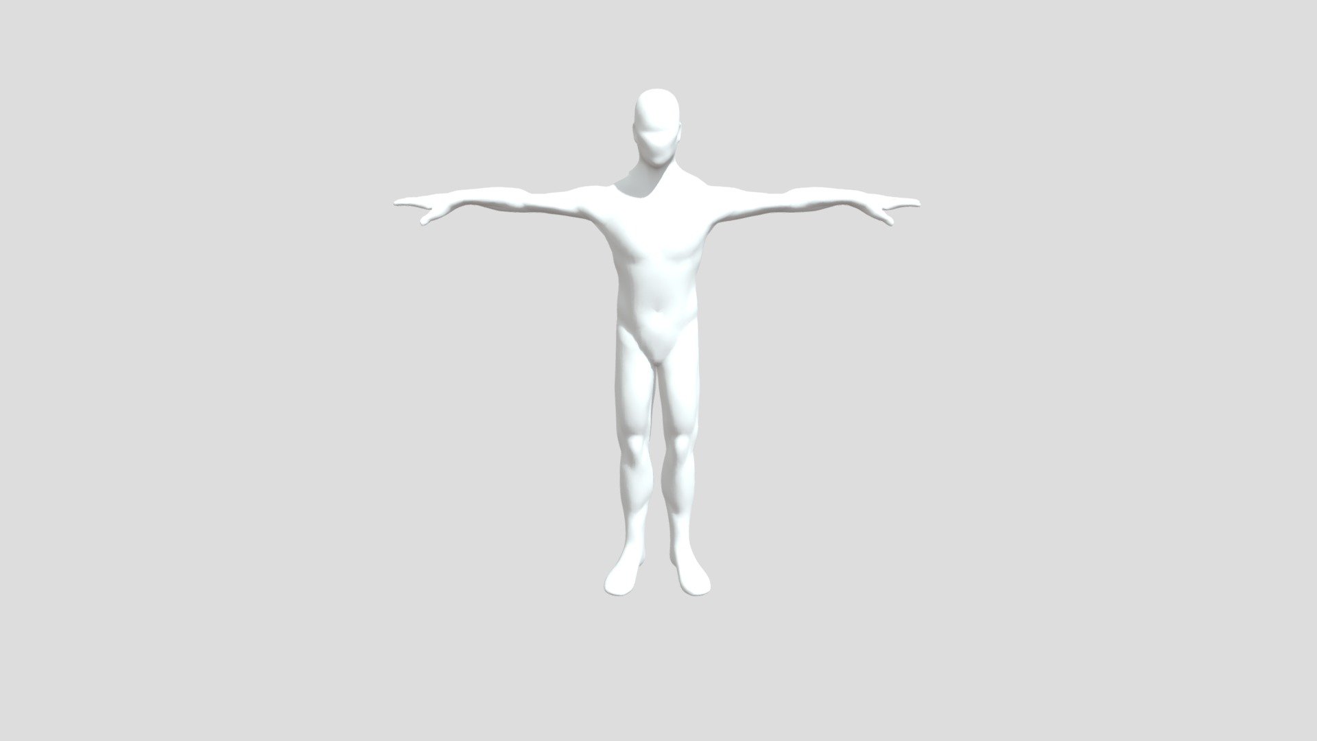 Base Mesh T Pose FBX 3d model