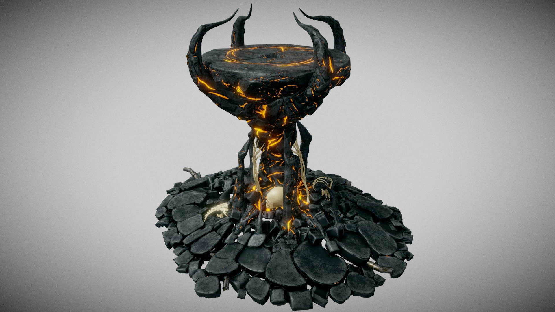 Pillar from Hell 3d model