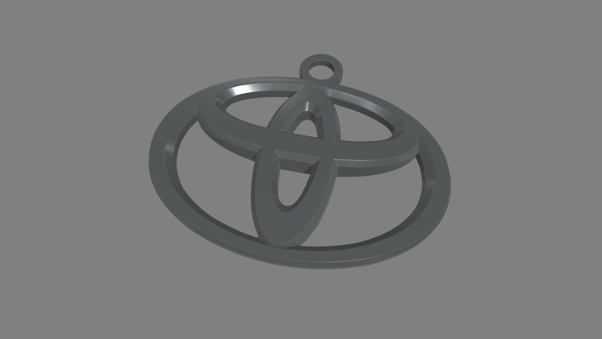 Toyota Key Ring Chain 3d model