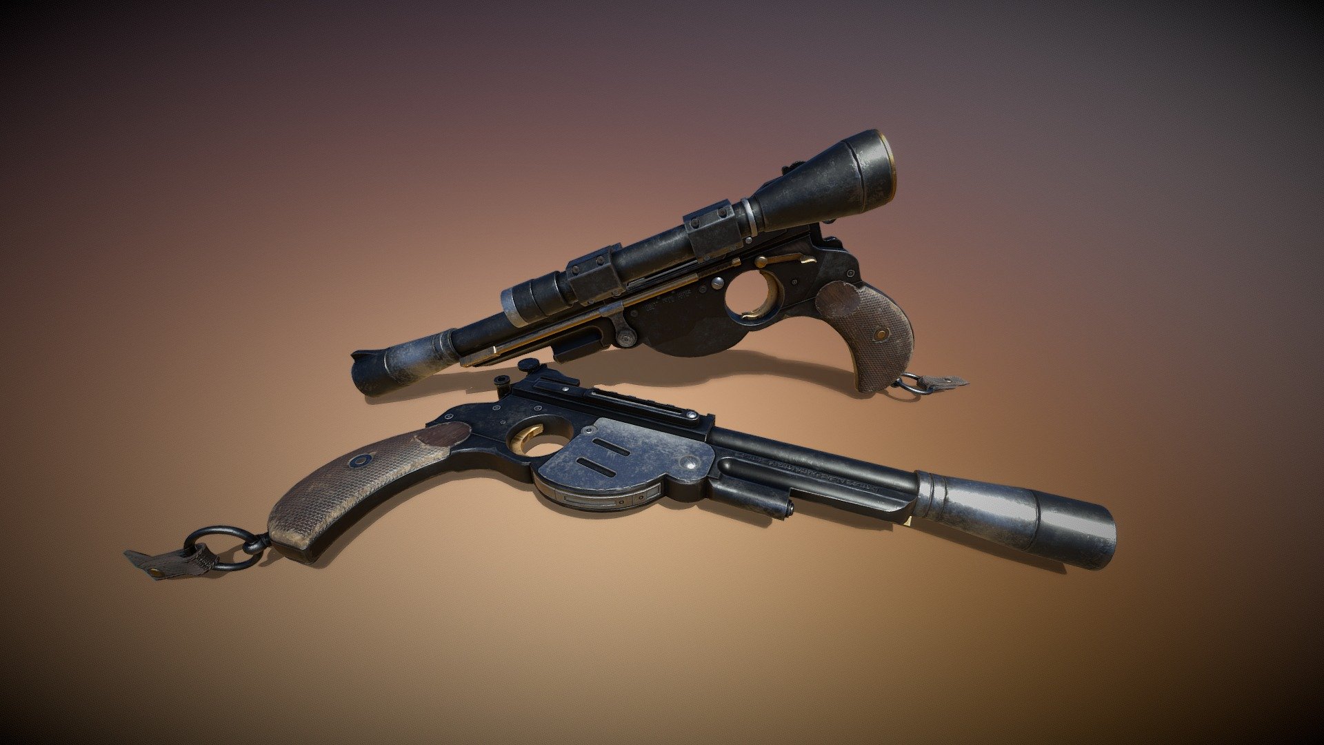 The Mandalorians Blaster 3d model