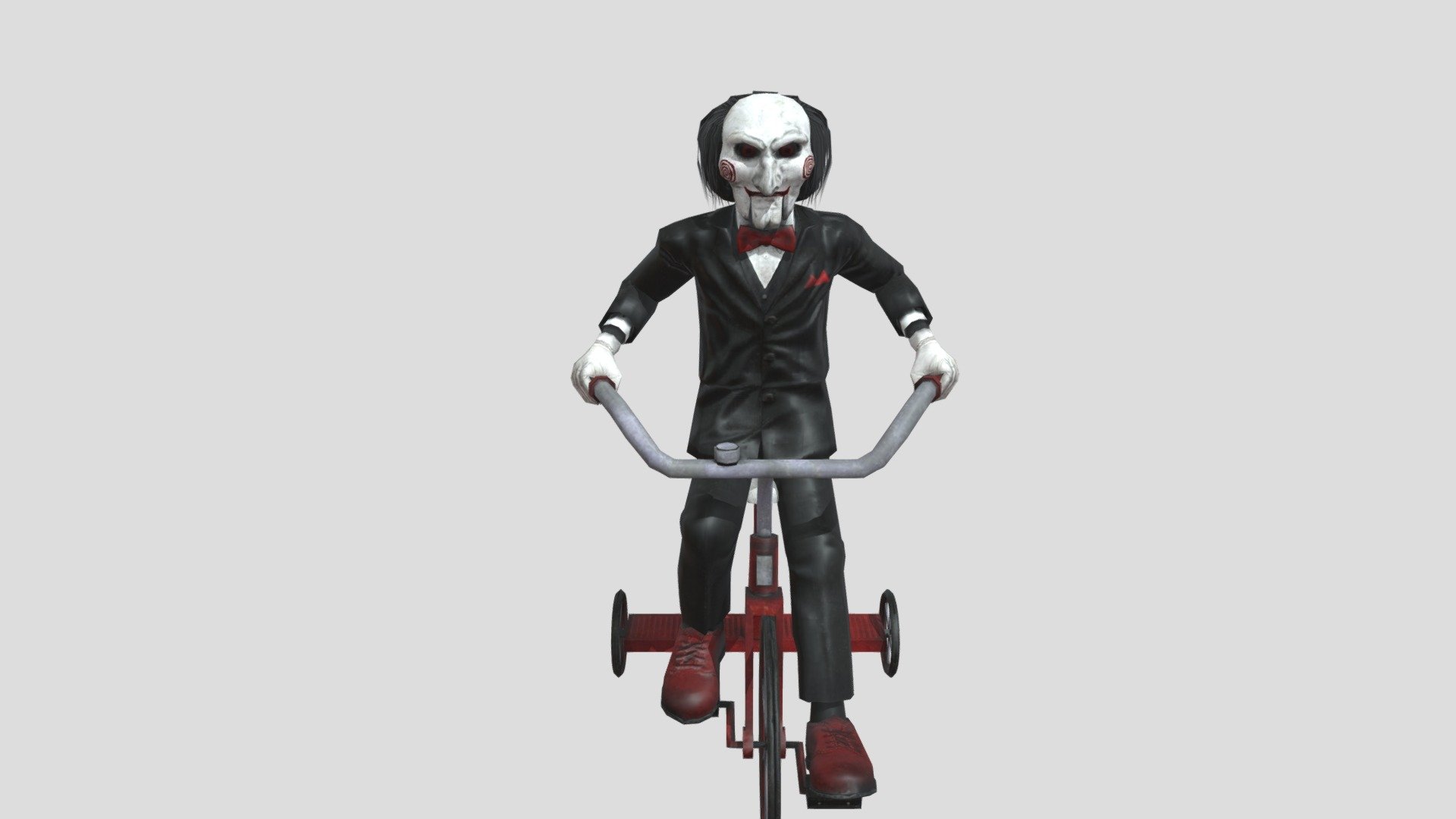 Billy On Bike 3d model