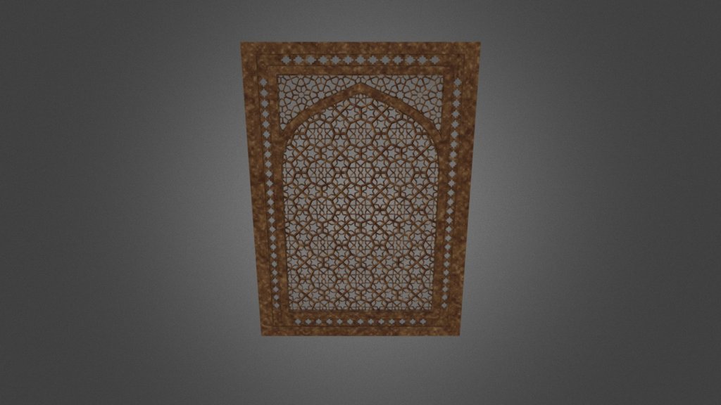 Jali Screen 3d model