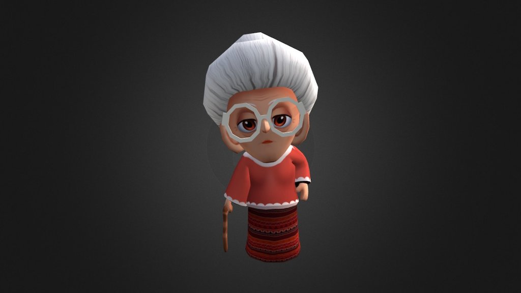 Grandma 3d model