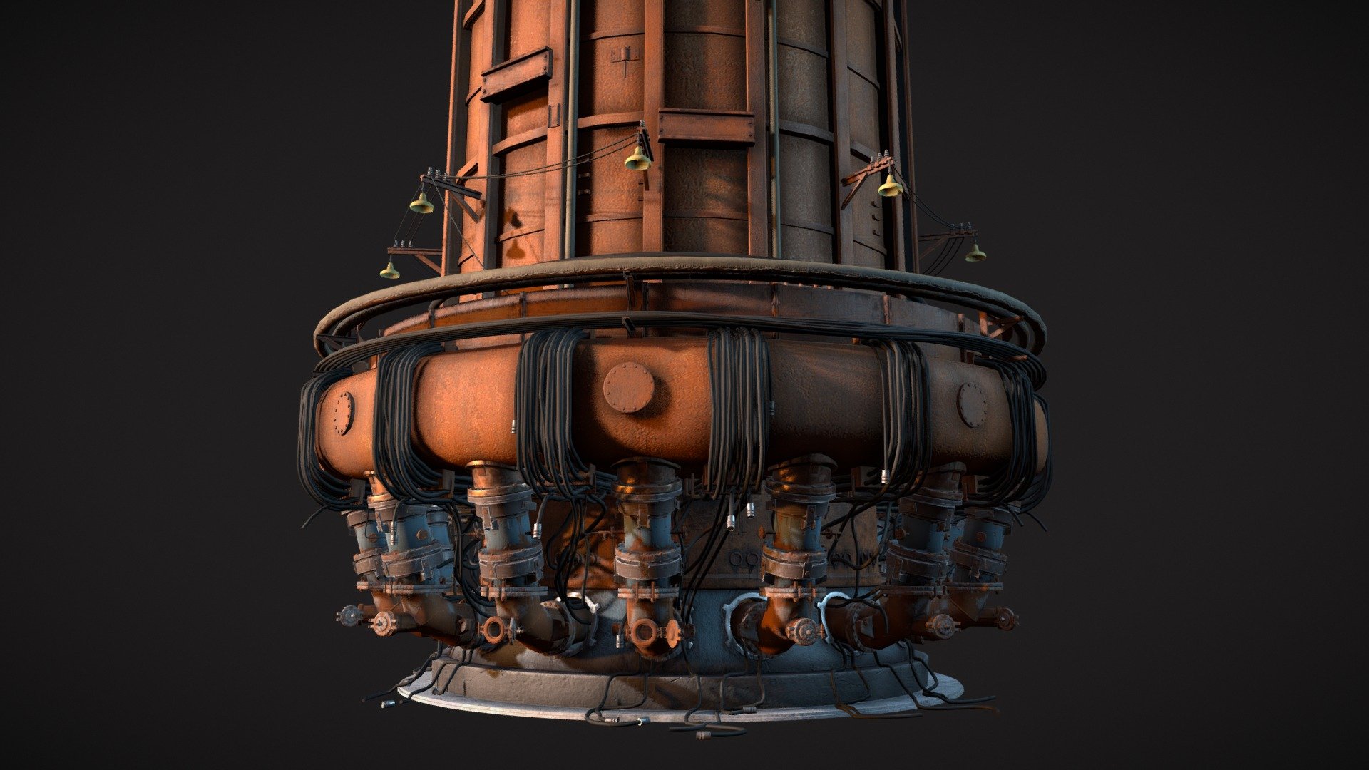 The Blast Furnace 3d model