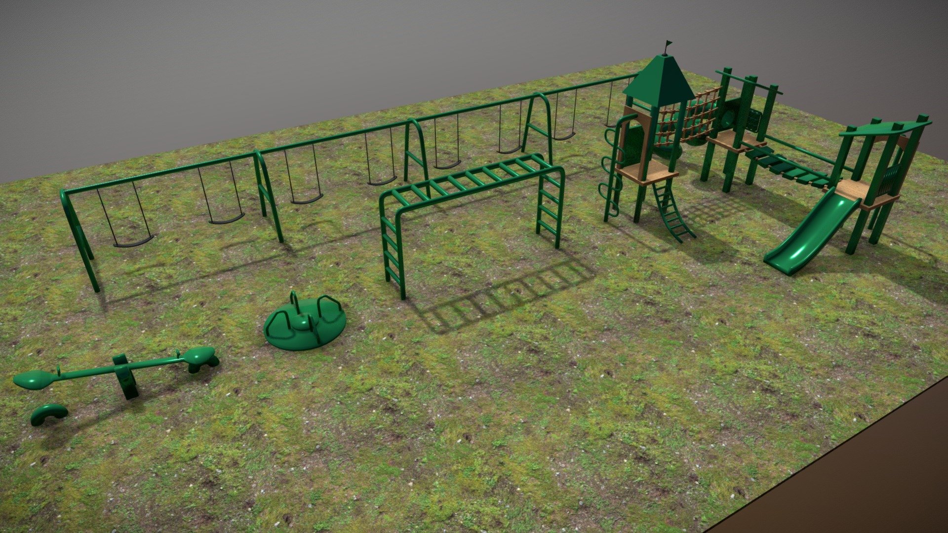 Playground 3d model