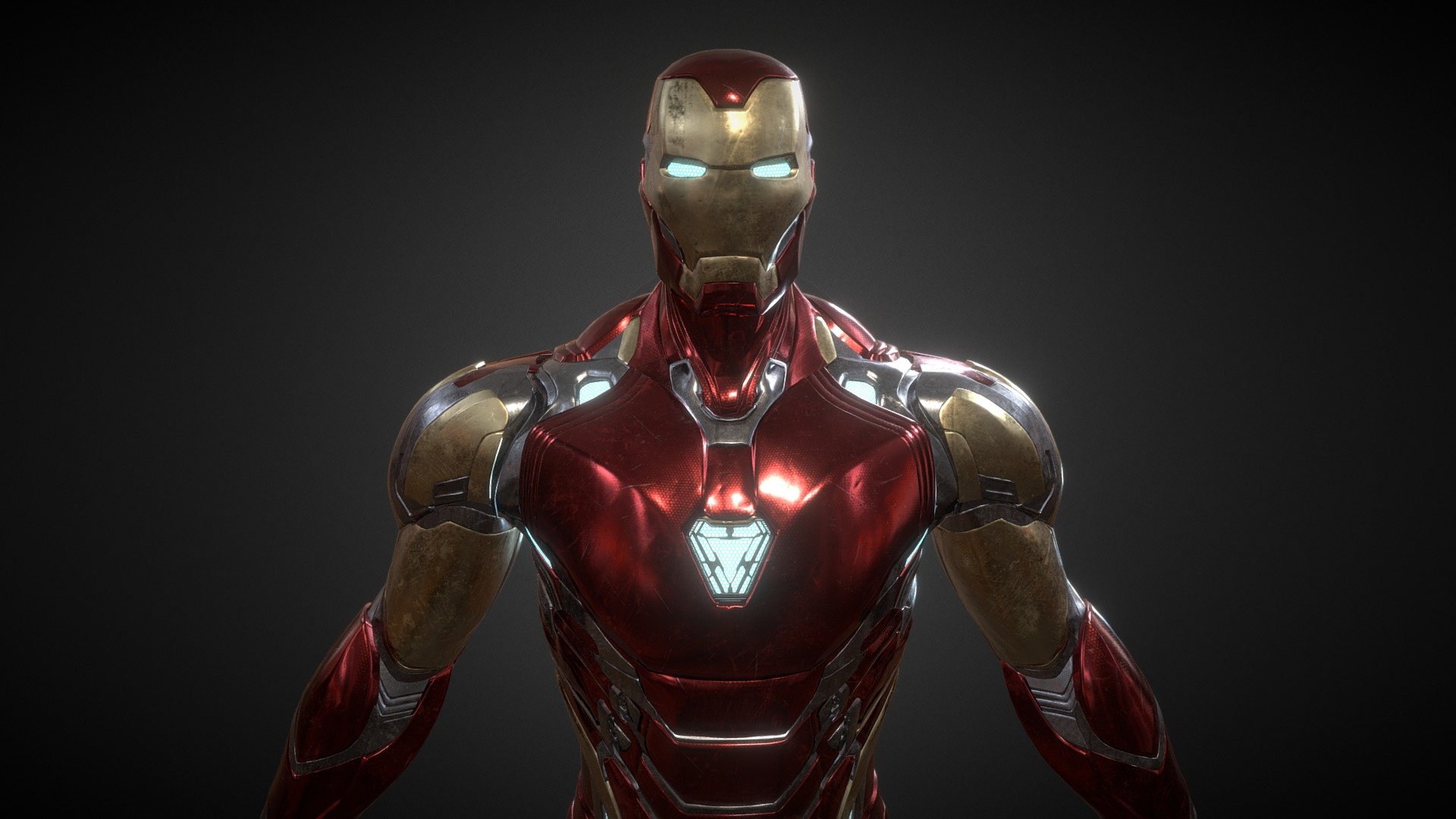 Iron-Man Mark 85 | Rigged 3d model