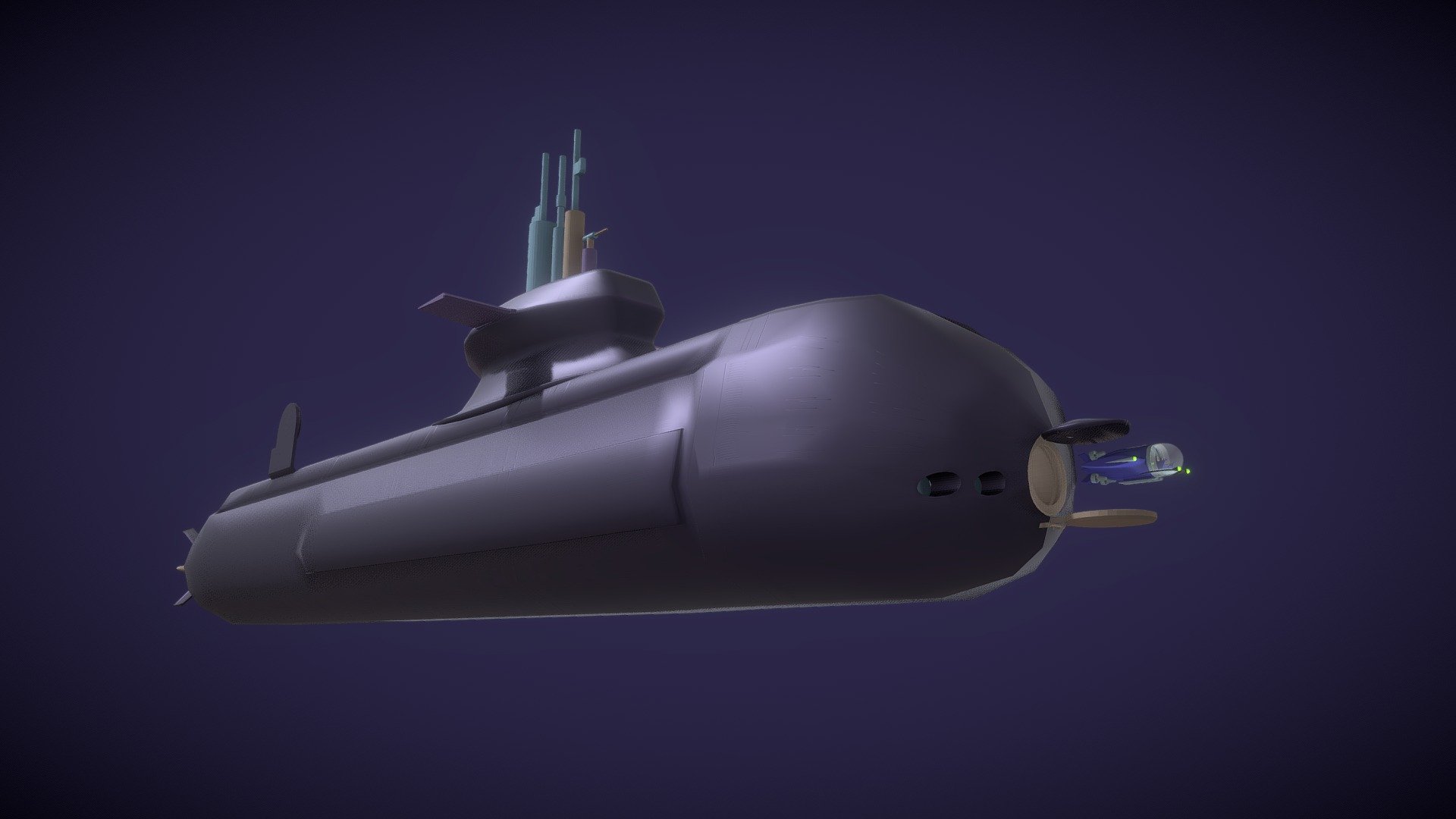 A-26 Saab- Blekinge class 3d model