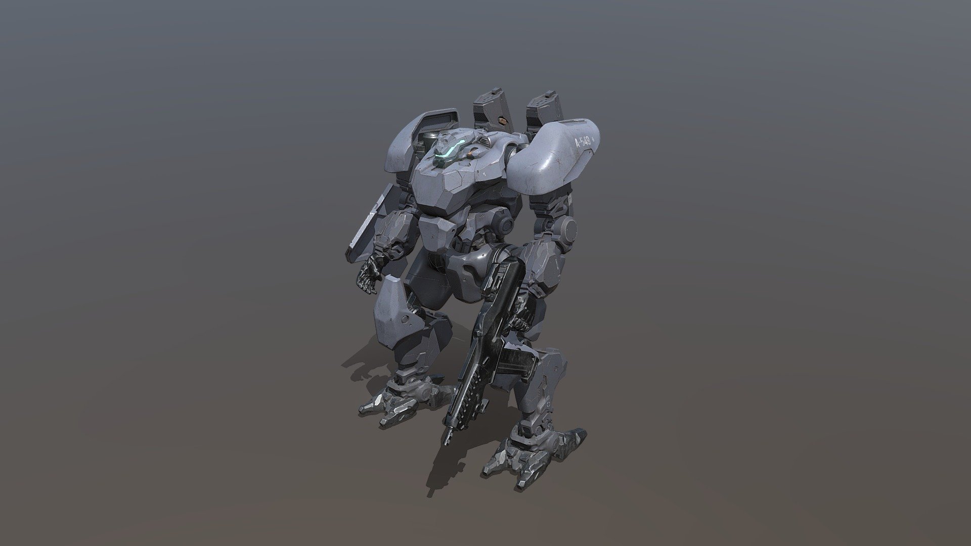 Mech_ZR90_low 3d model