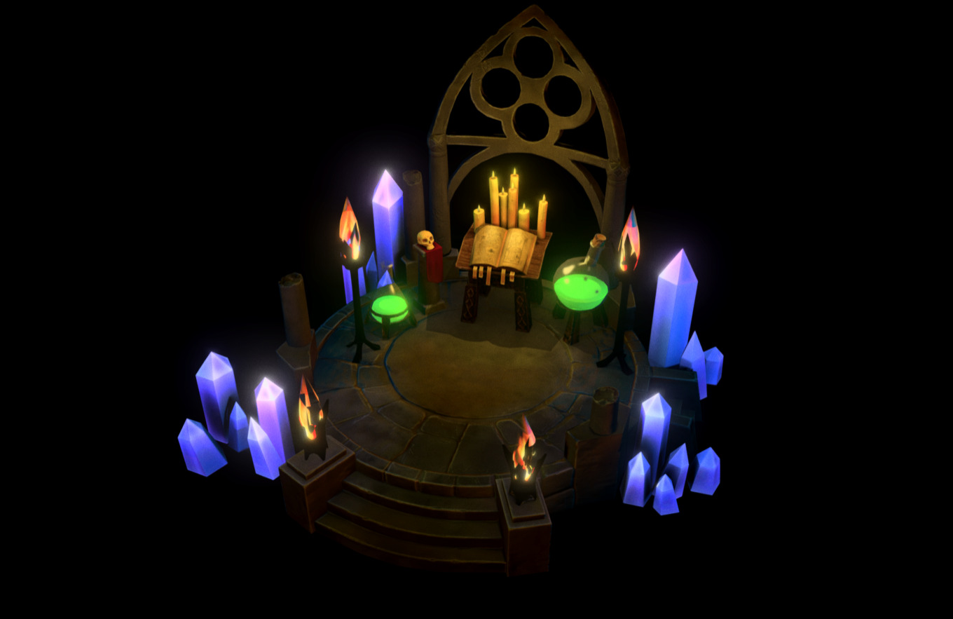 Altar of sacrifice 3d model