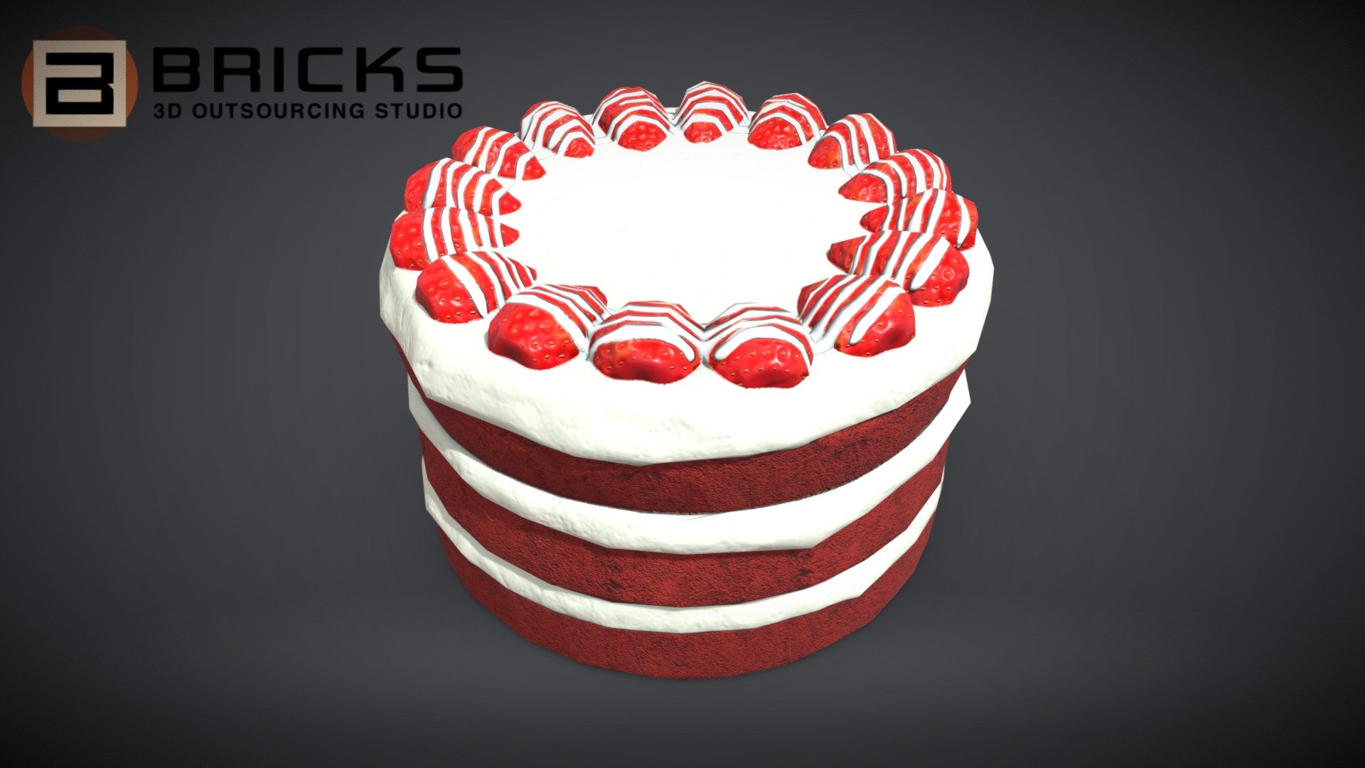 RedVelvetCake 3d model