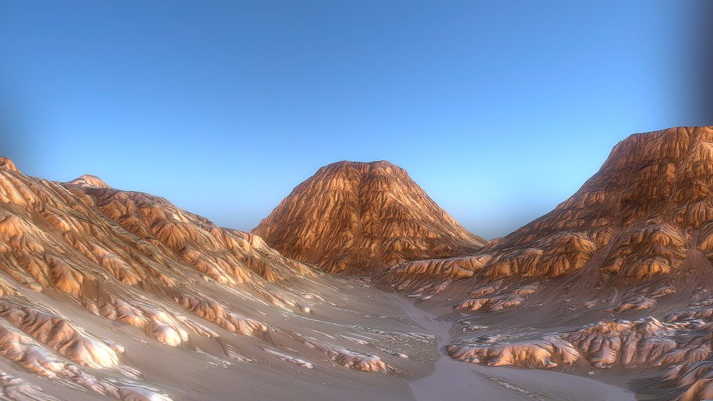 Ancient Landscape 3d model