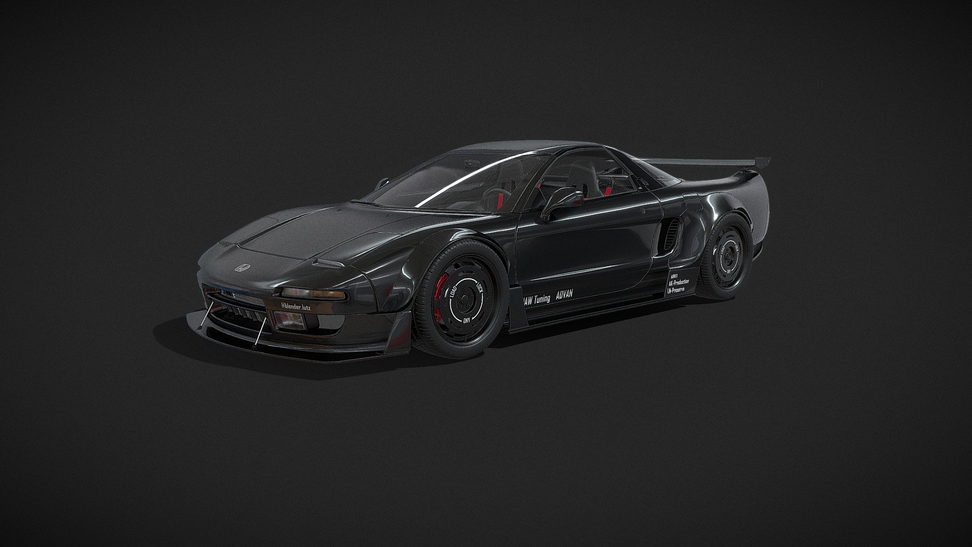 Honda NSX NA1 Tuned 3d model