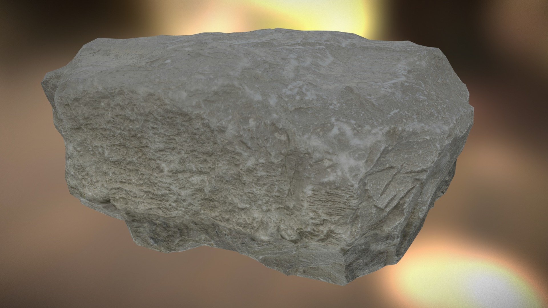 Watertight Rock Photogrammetry 3d model