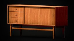 Vintage 50s Mid-Century Sideboard