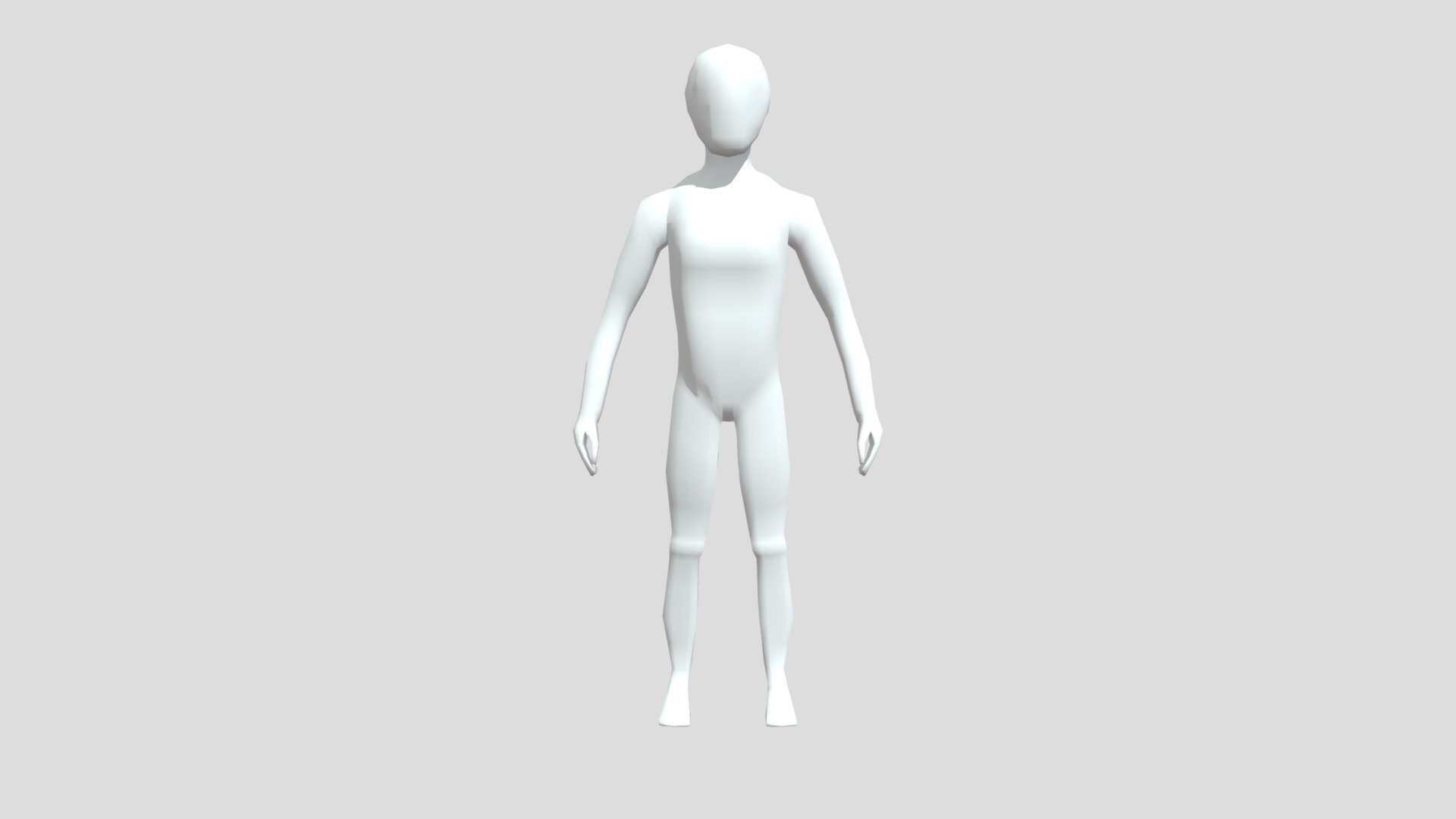 Character Mannequin 3d model