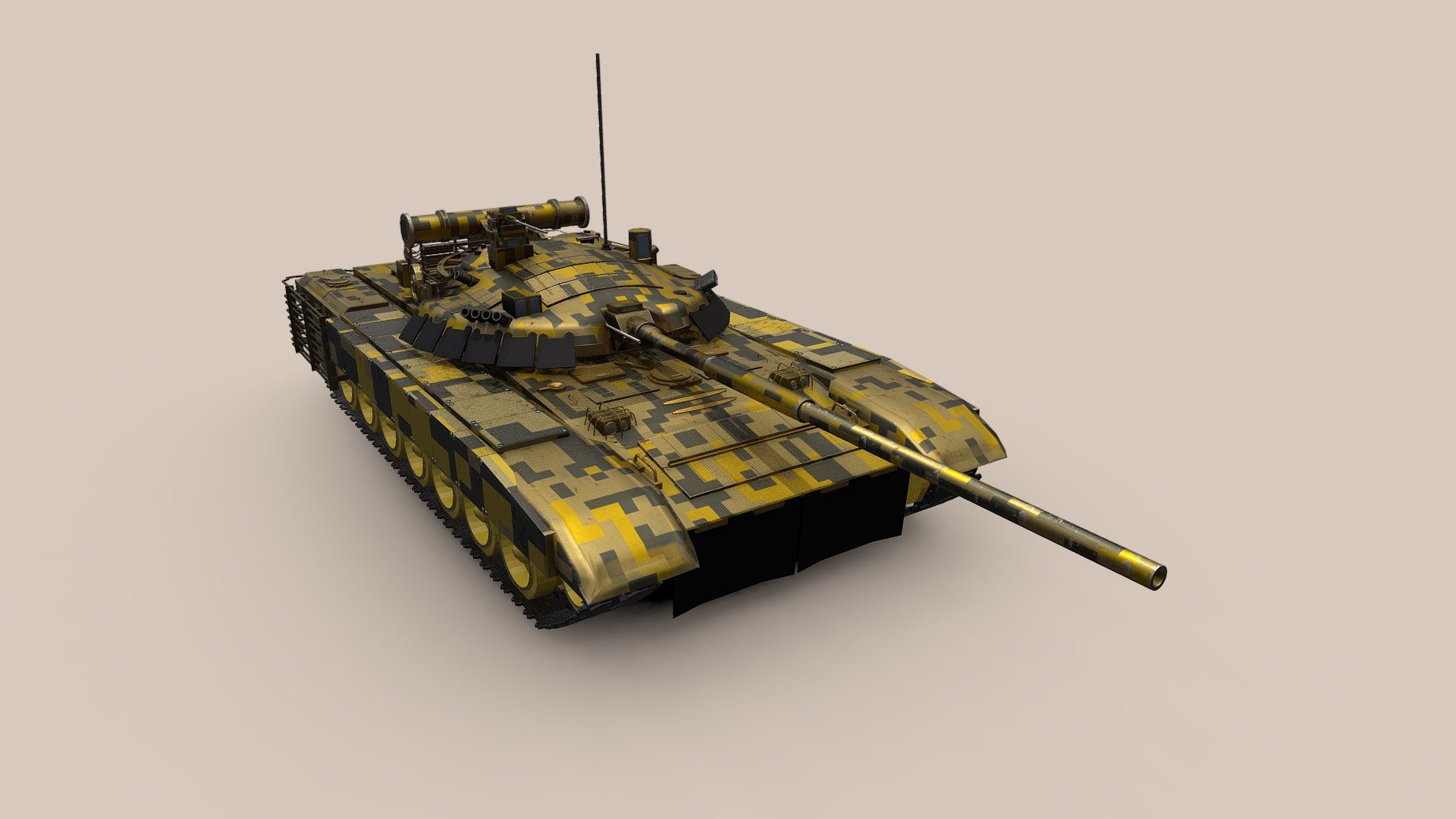 D-30-A  Hammer Head MBT 3d model