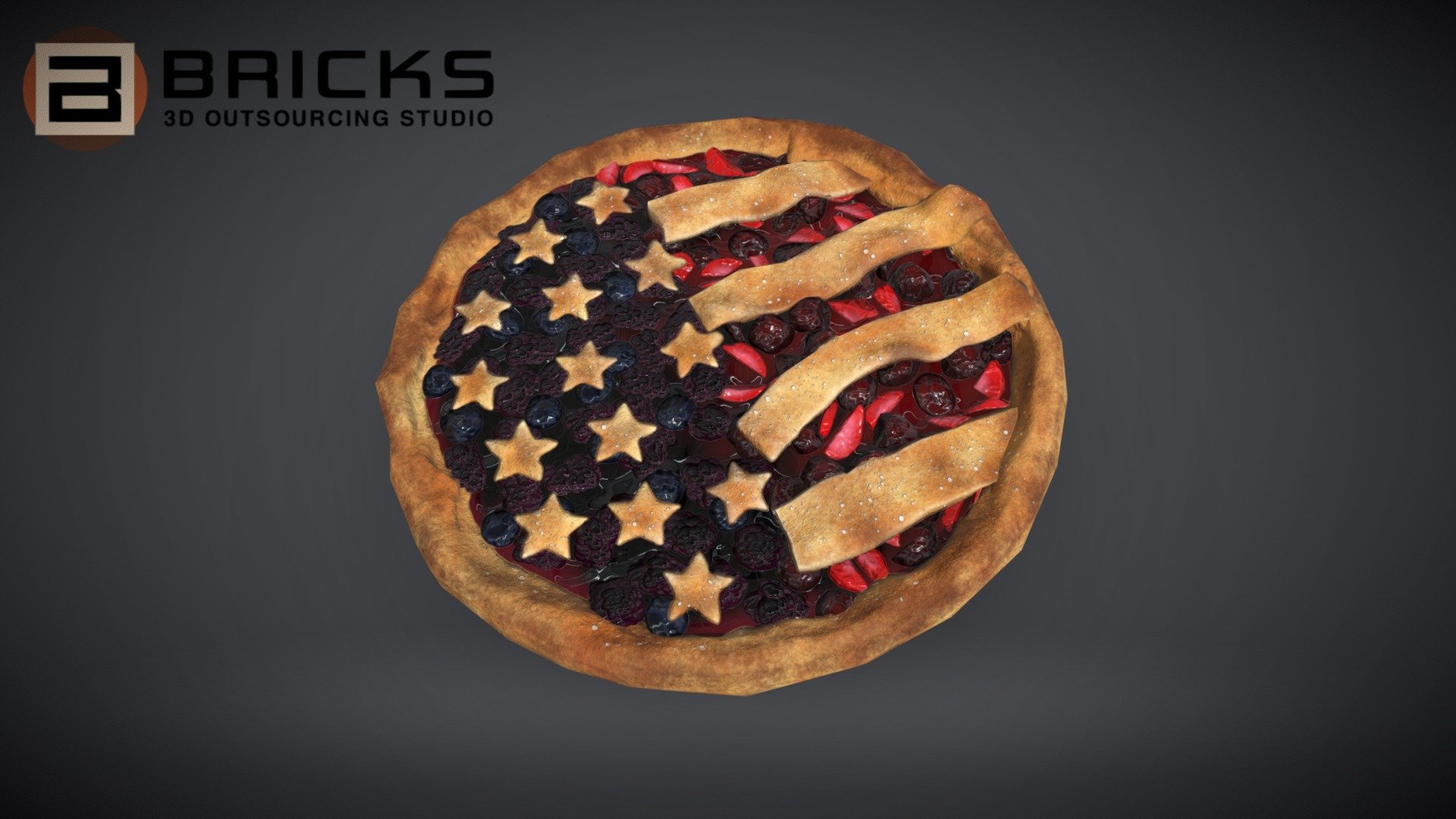 PatriotPie 3d model