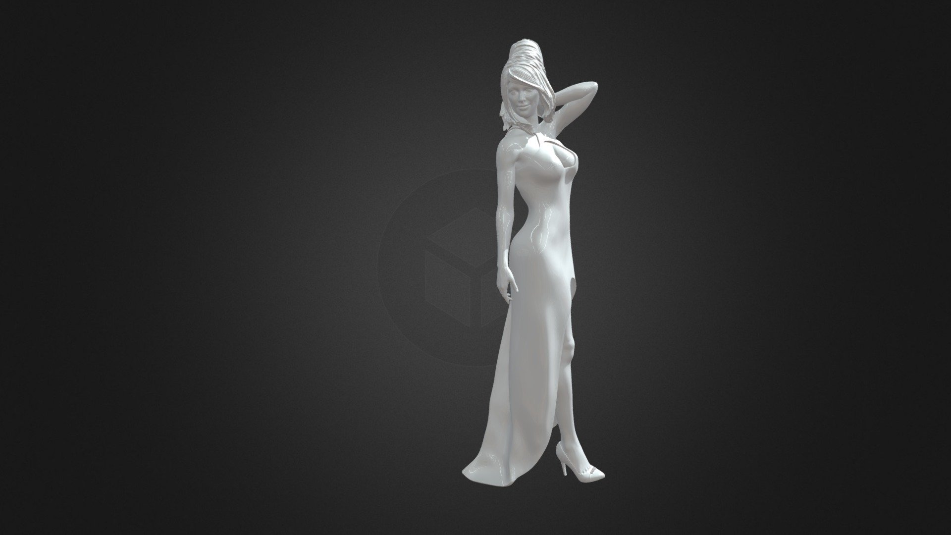 Rebekah02 3D print model 3d model