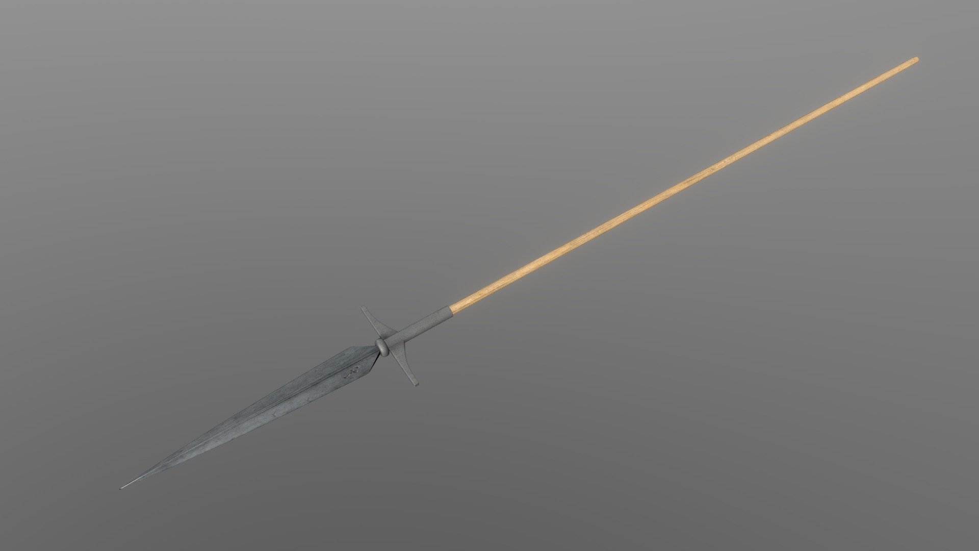 Boar Spear B 3d model