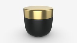 Cosmetics jar mockup 02