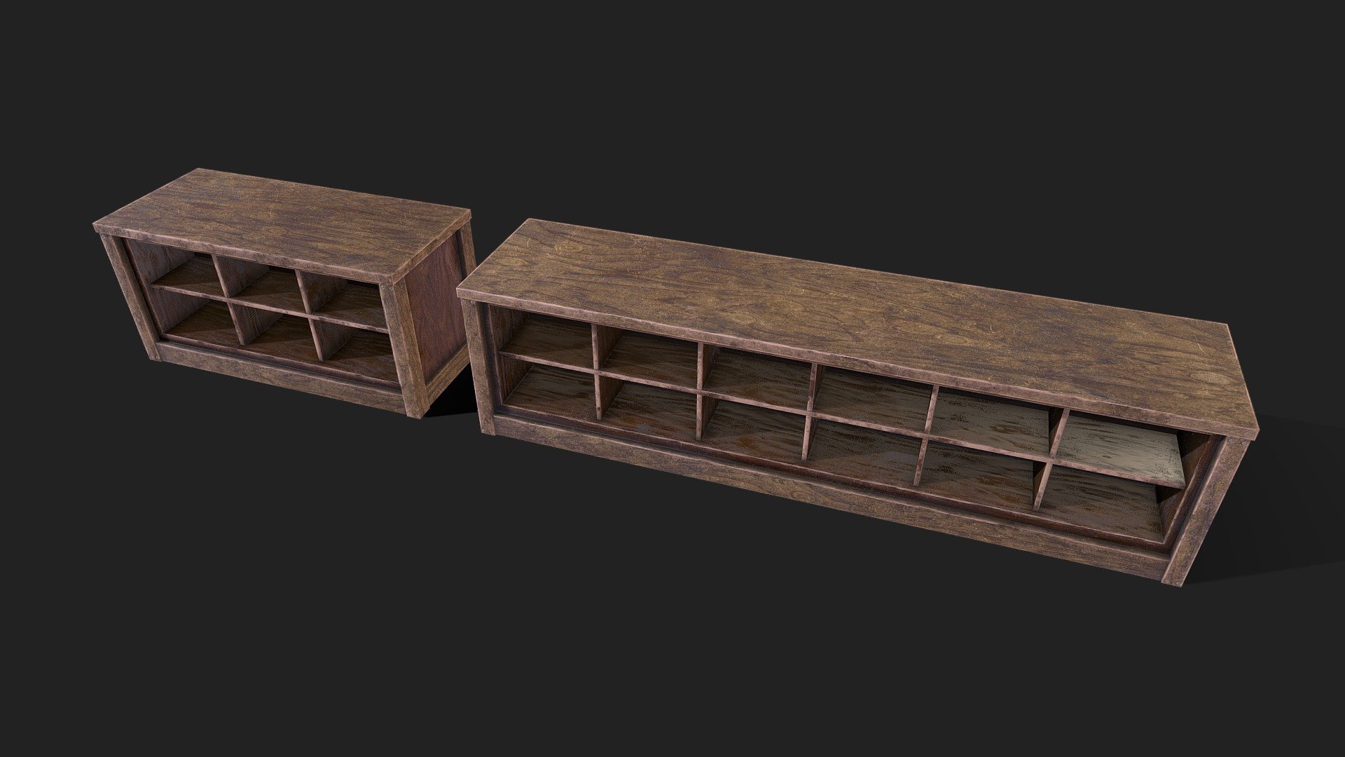 Tavern Counters 3d model