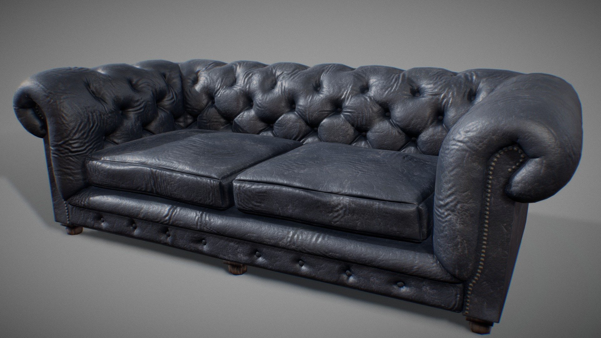 chesterfield sofa 3d model