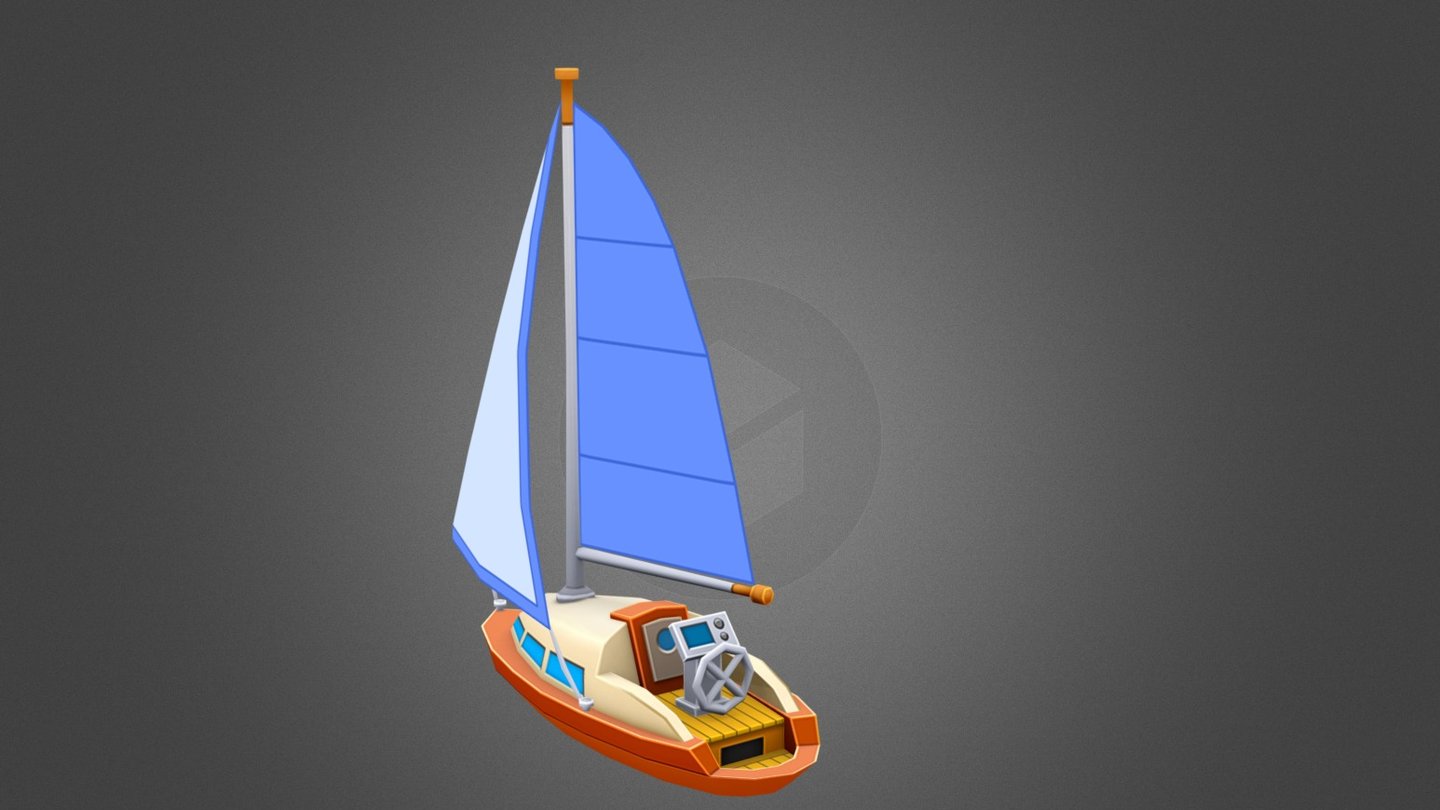 Yacht preview 3d model