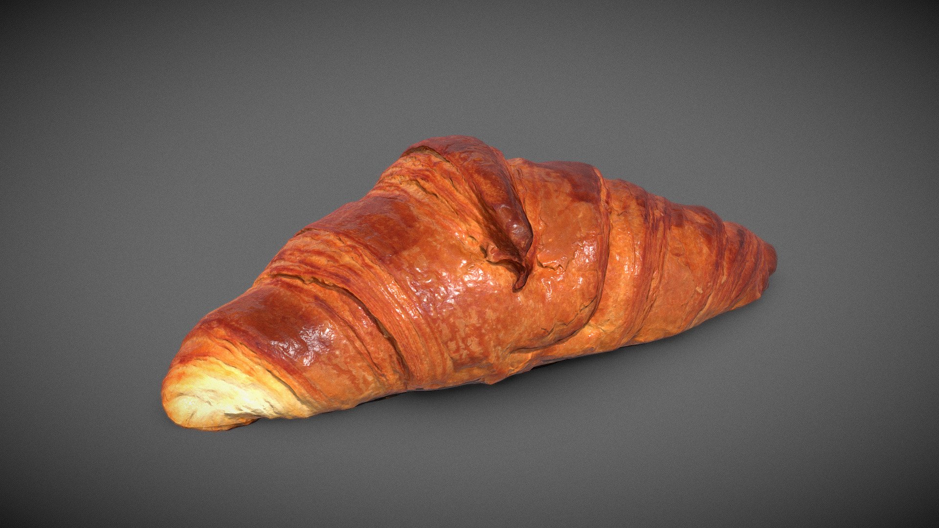 French Croissant 3d model